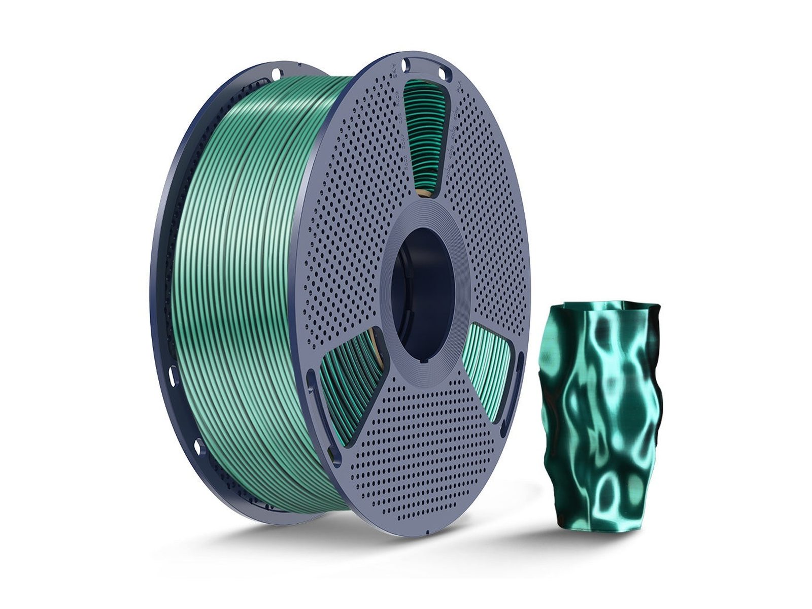 SUNLU PLA+ Dual Color Negro-verde 1Kg