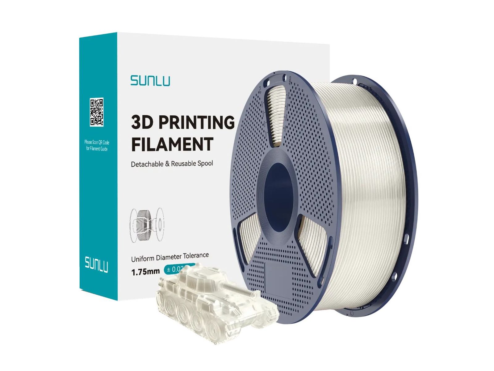 SUNLU PLA Transparente 1kg