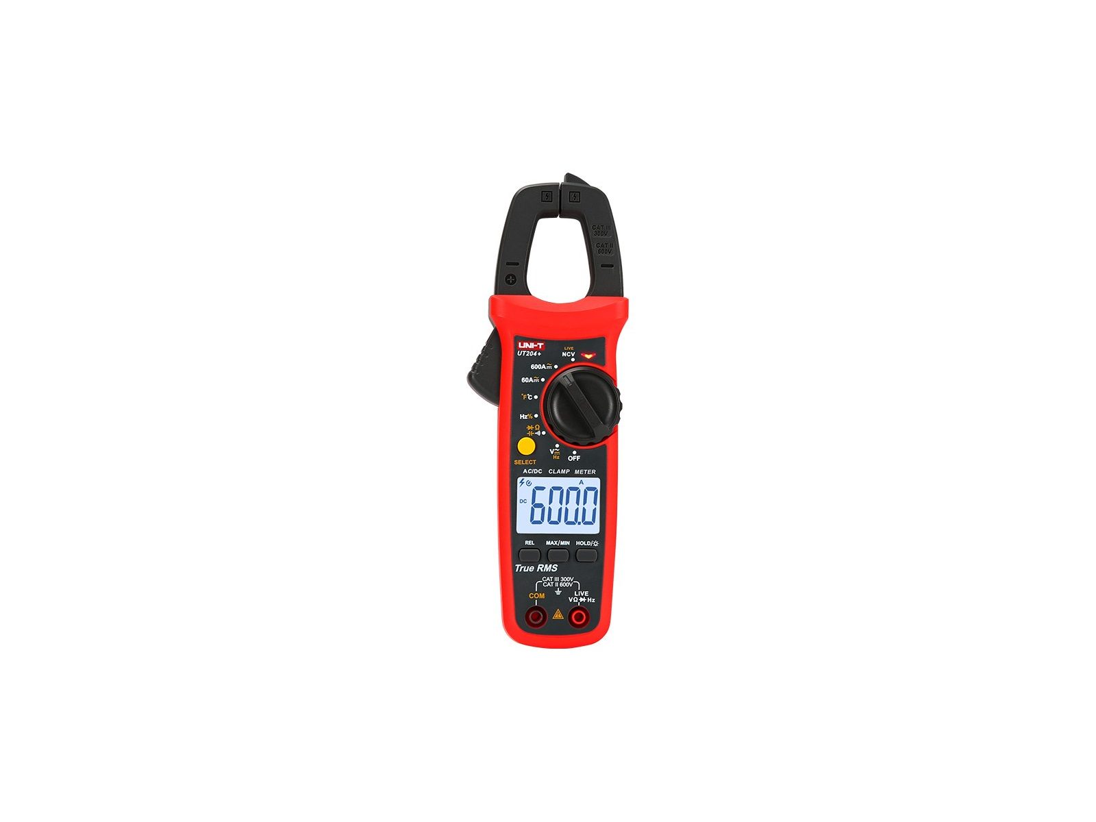 UNI-T UT204+ Pinza Amperimétrica 400-600A AC/DC