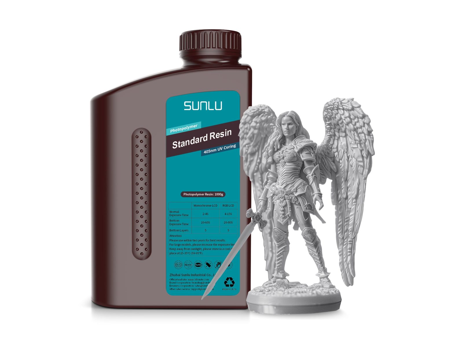 SUNLU Resina Estándar Gris 1Kg