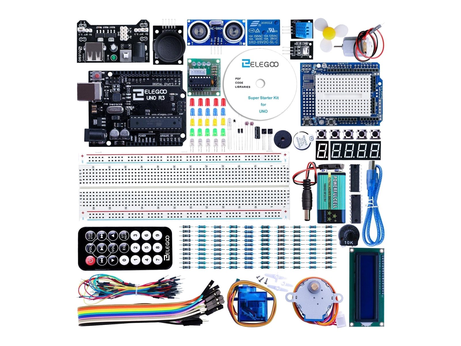 ELEGOO UNO Project Starter KIT (Compatible con Arduino)