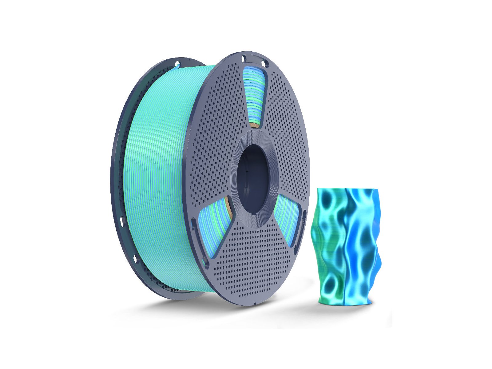 SUNLU PLA+ Dual Color Azul-verde 1Kg