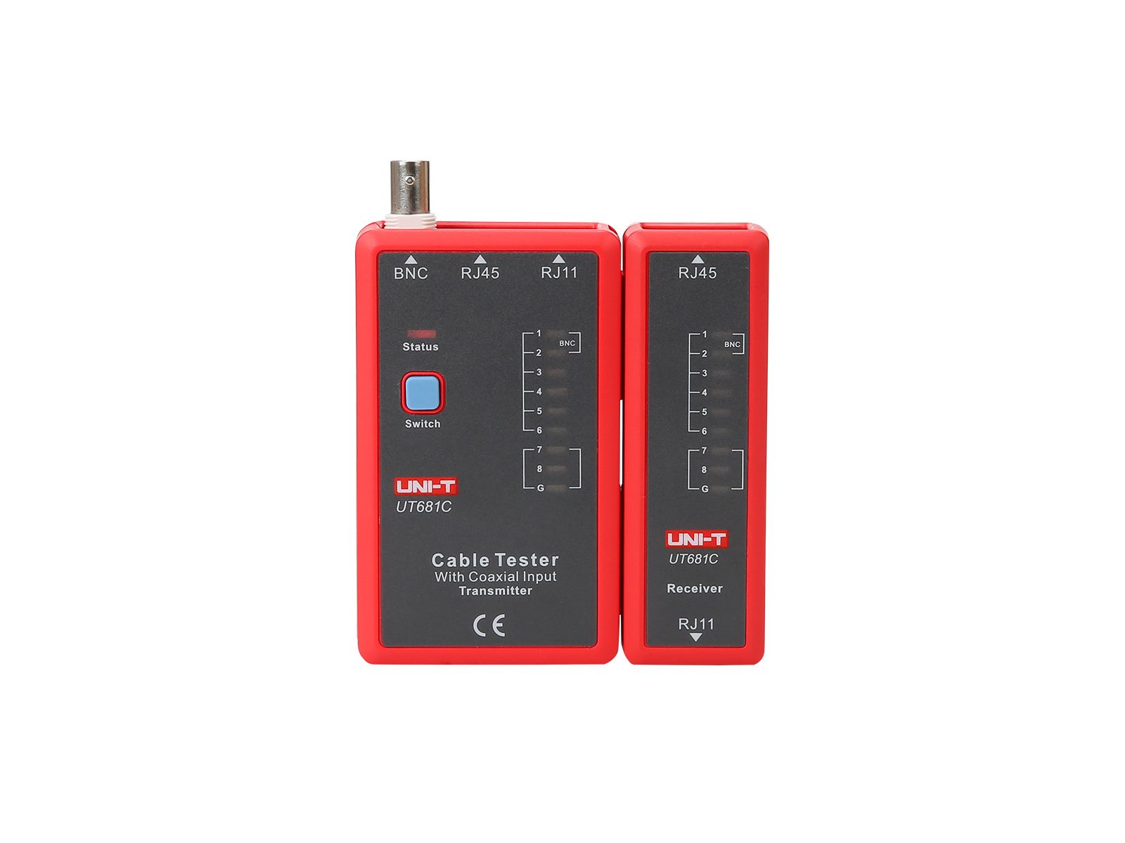 UNI-T Probador de Red RJ45/RJ11/BNC UT681C