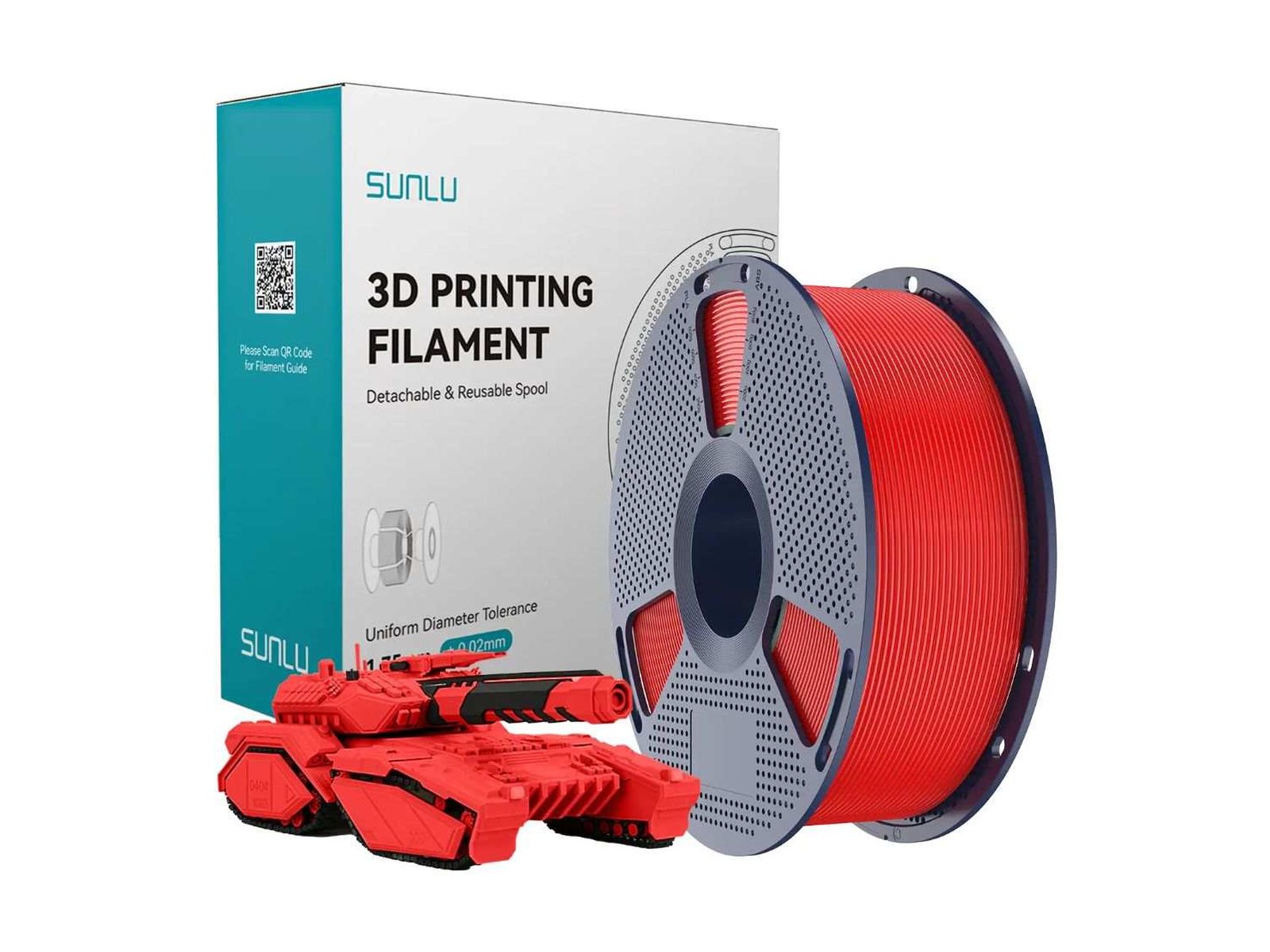 SUNLU PLA Rojo 1kg