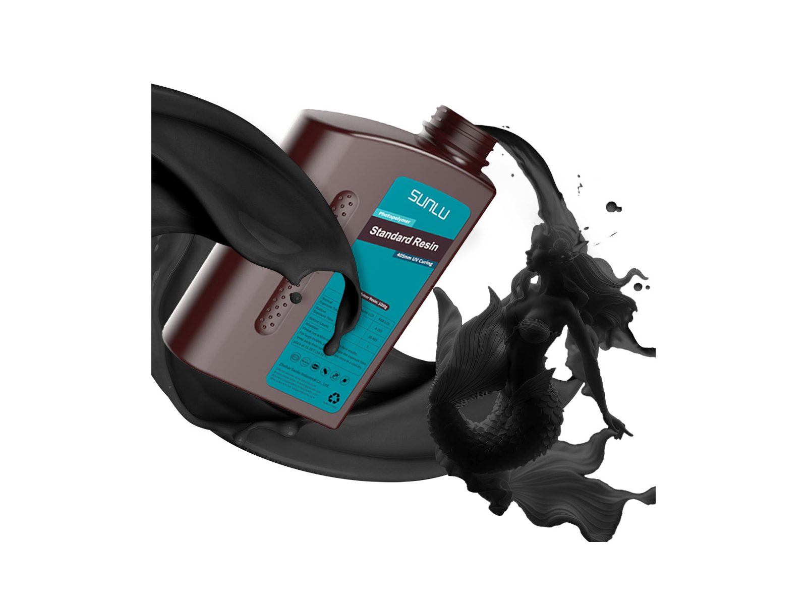 SUNLU Resina Estándar Negro 1Kg