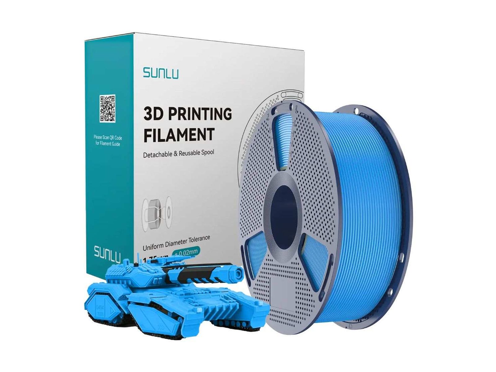 SUNLU PLA Cyan 1kg