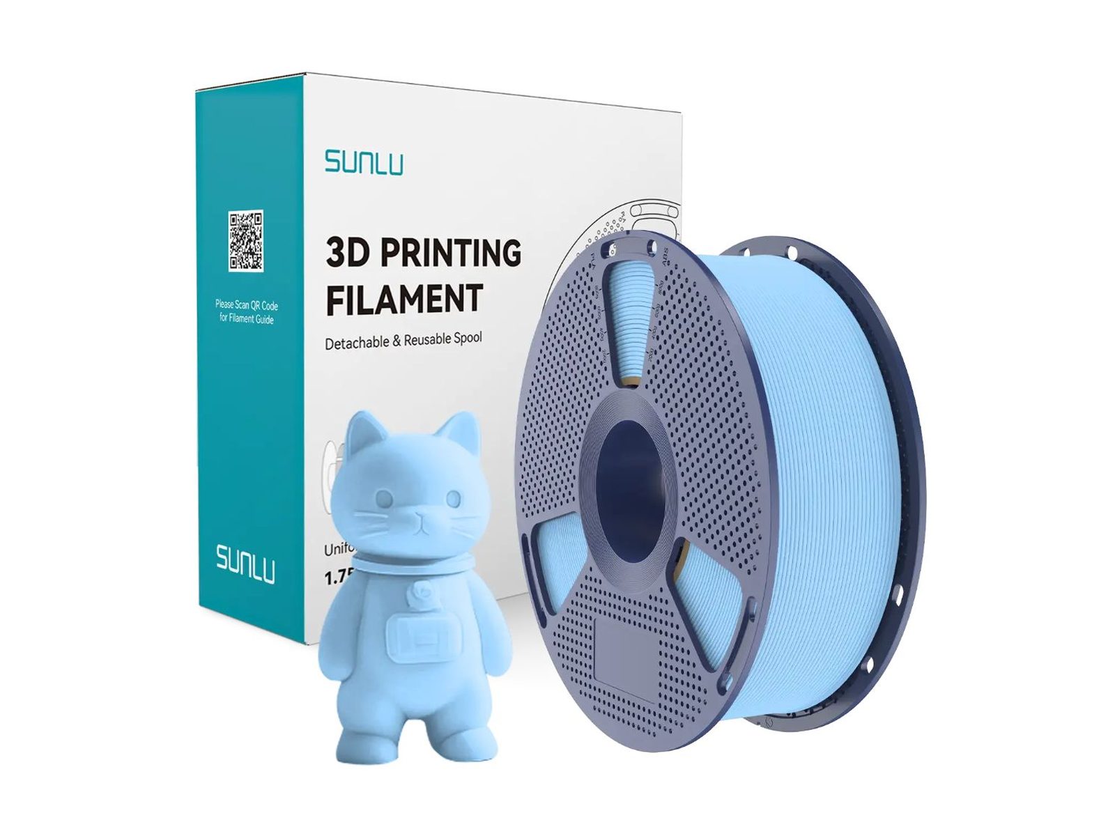 SUNLU PLA Matte Azul Océano 1kg