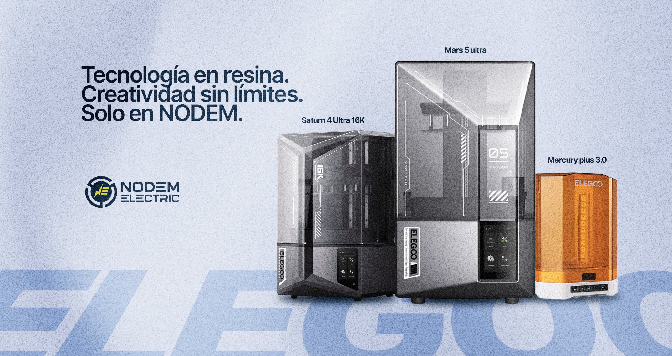 Resina ELEGOO para piezas con detalle fino.