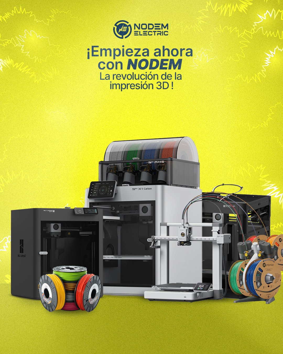 Empieza ahora con NODEM: la revolución de la impresión 3D