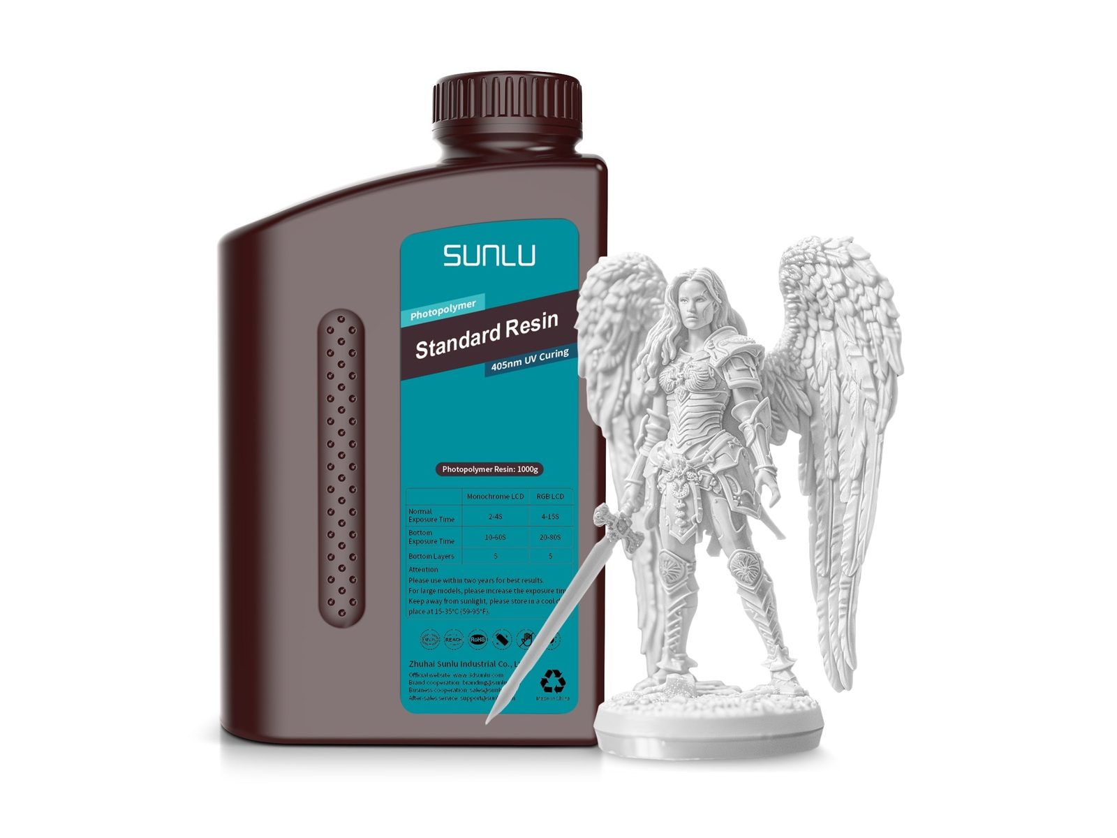 SUNLU Resina Estándar Blanco 1Kg